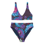 Load image into Gallery viewer, Fishman Floral Donuts Recycled High-Waisted Phish Bikini
