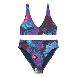 Fishman Floral Donuts Recycled High-Waisted Phish Bikini
