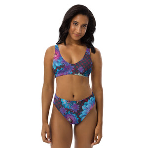 Fishman Floral Donuts Recycled High-Waisted Phish Bikini