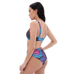 Load image into Gallery viewer, Fishman Floral Donuts Recycled High-Waisted Phish Bikini
