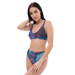Load image into Gallery viewer, Fishman Floral Donuts Recycled High-Waisted Phish Bikini
