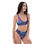 Load image into Gallery viewer, Fishman Floral Donuts Recycled High-Waisted Phish Bikini
