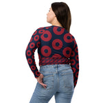 Load image into Gallery viewer, Recycled long-sleeve crop top
