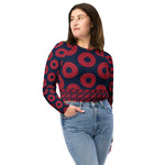Load image into Gallery viewer, Recycled long-sleeve crop top
