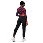 Load image into Gallery viewer, Recycled long-sleeve crop top
