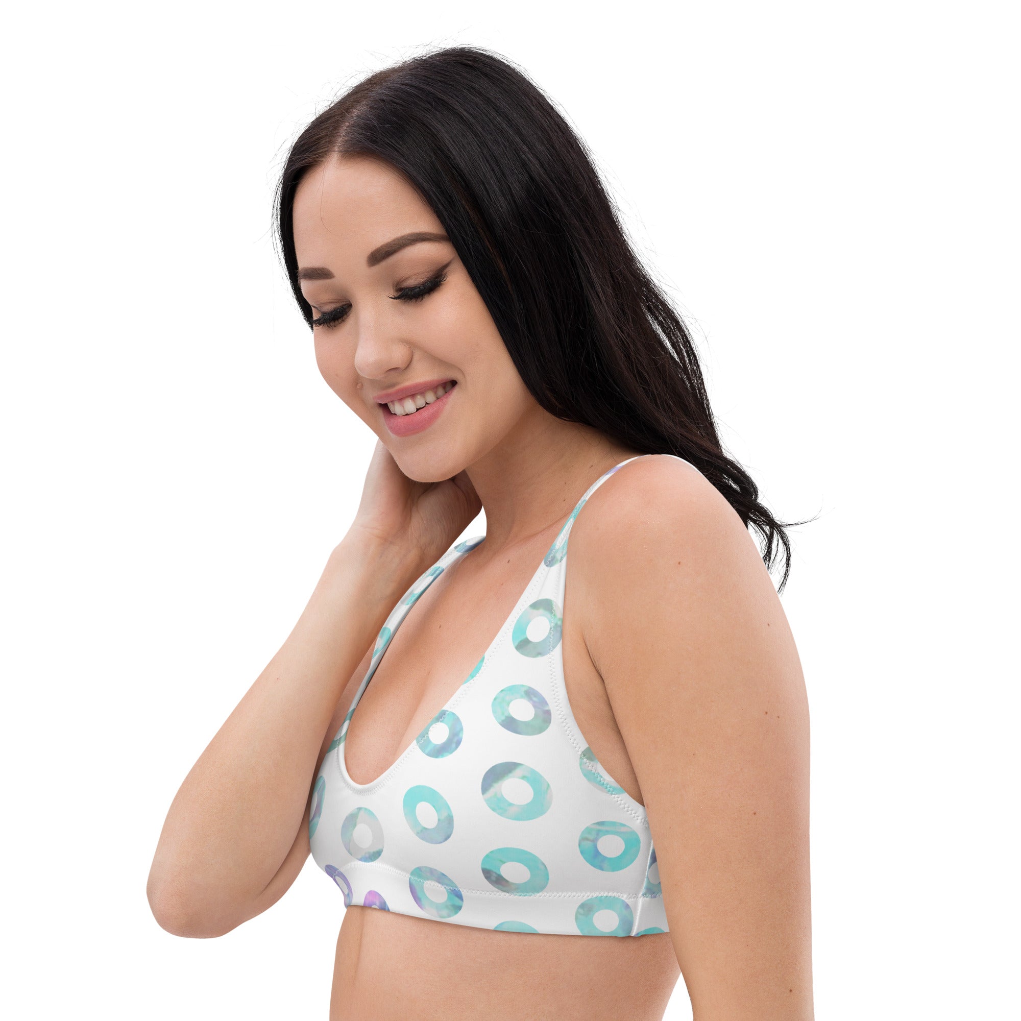 Phish Bikini Kasvot Vaxt Recyled Padded Fishman Donuts Bikini Top