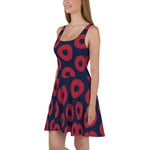 Load image into Gallery viewer, Fishman Donut Skater Dress Phish Summer Tour

