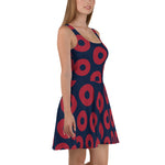 Load image into Gallery viewer, Fishman Donut Skater Dress Phish Summer Tour
