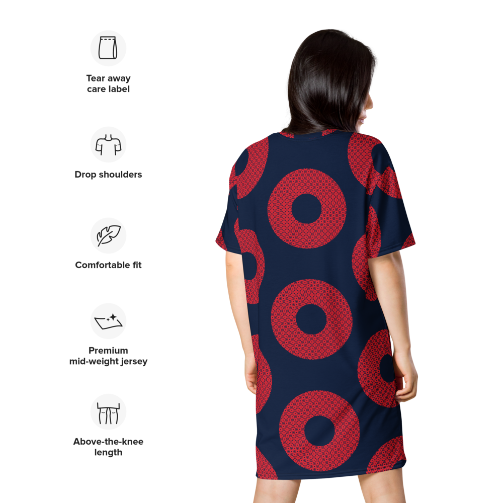 Phish T-shirt dress Fishman Donuts