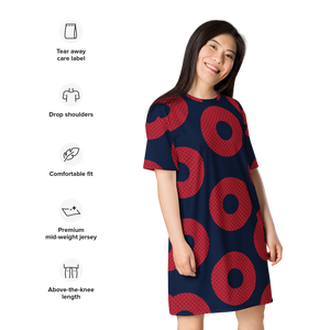 Phish T-shirt dress Fishman Donuts