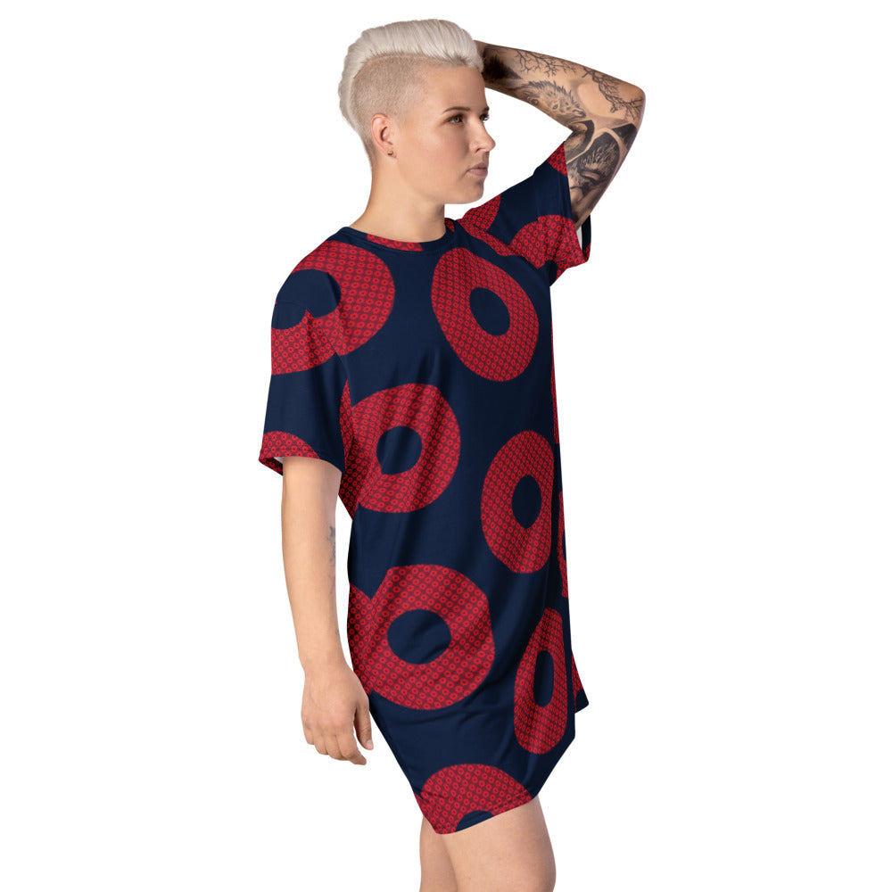 Phish T-shirt dress Fishman Donuts