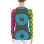 Load image into Gallery viewer, Phish Rash Guard Fishman Donuts LEMSG Women&#39;s Swim
