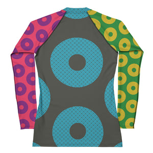 Phish Rash Guard Fishman Donuts LEMSG Women's Swim