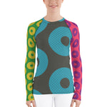 Load image into Gallery viewer, Phish Rash Guard Fishman Donuts LEMSG Women&#39;s Swim
