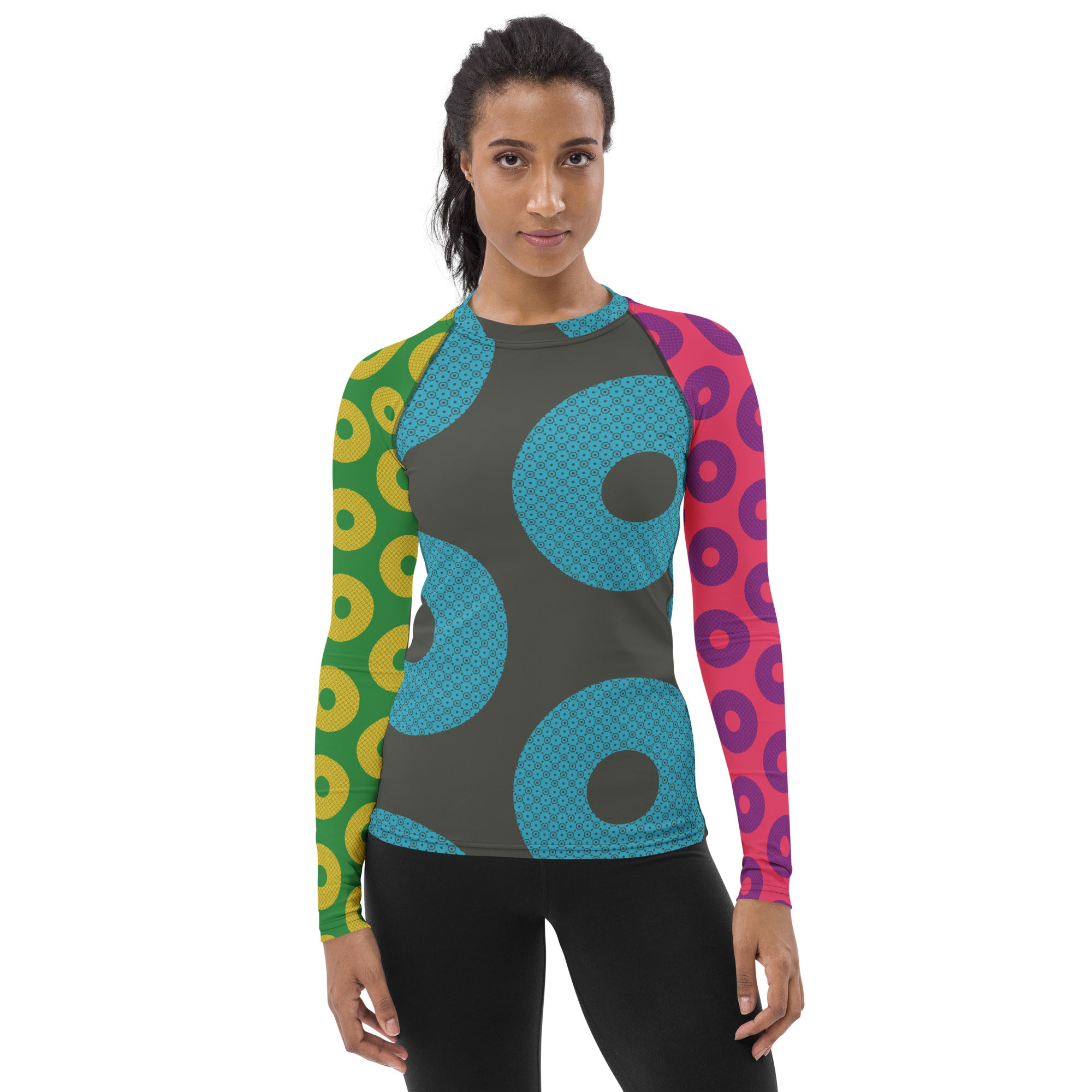 Phish Rash Guard Fishman Donuts LEMSG Women's Swim