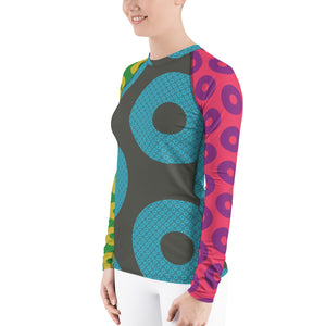 Phish Rash Guard Fishman Donuts LEMSG Women's Swim