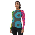 Load image into Gallery viewer, Phish Rash Guard Fishman Donuts LEMSG Women&#39;s Swim
