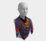 Load image into Gallery viewer, Sunflower donut scarf
