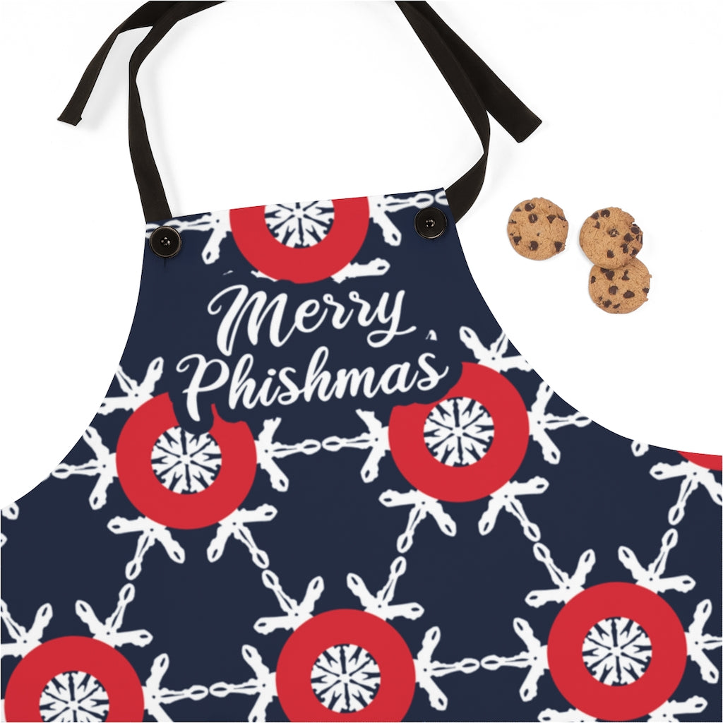 Merry Phishmas Phish Christmas Holiday Kitchen Apron