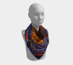 Sunflower donut scarf