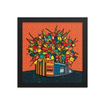 Load image into Gallery viewer, YEMSG Tulips Spring New Years Framed Poster
