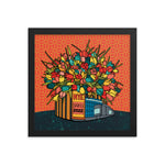 Load image into Gallery viewer, YEMSG Tulips Spring New Years Framed Poster

