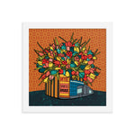 Load image into Gallery viewer, YEMSG Tulips Spring New Years 2022 Framed poster
