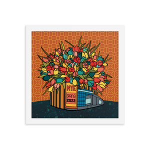 YEMSG Tulips Spring New Years 2022 Framed poster