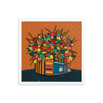 Load image into Gallery viewer, YEMSG Tulips Spring New Years 2022 Framed poster
