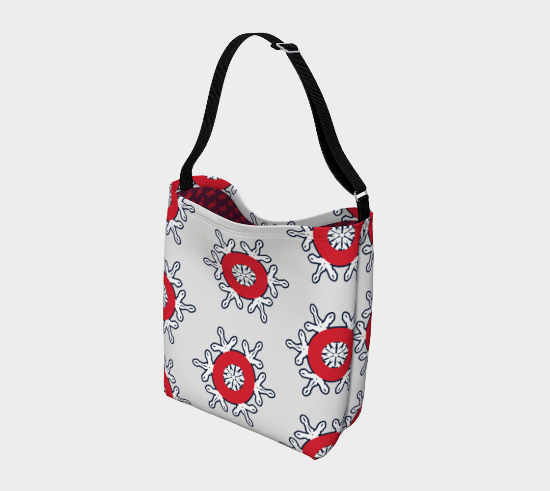 YEMV Fishman Snowflake Donuts Day Tote