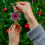 Load image into Gallery viewer, Pewter Snowflake Ornament
