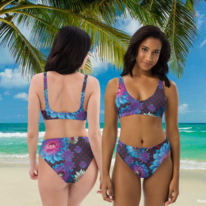 Fishman Floral Donuts Recycled High-Waisted Phish Bikini