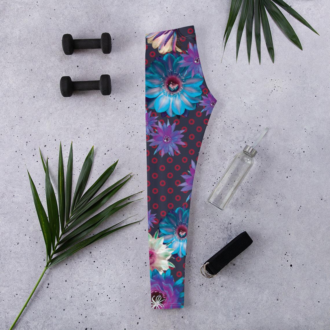 Floral Fishman Classic Donuts Phish Leggings