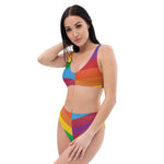 Load image into Gallery viewer, Phish High-Waisted Bikini Rainbow Stripe Fishman Donuts Recycled
