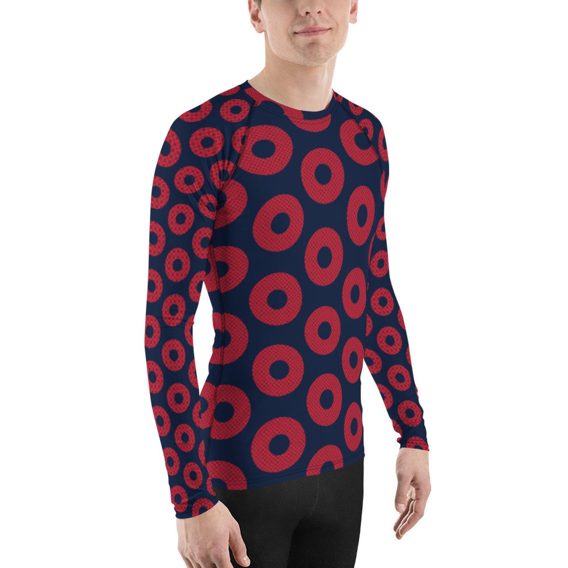 Phish Men's Rash Guard Fishman Donuts Swim