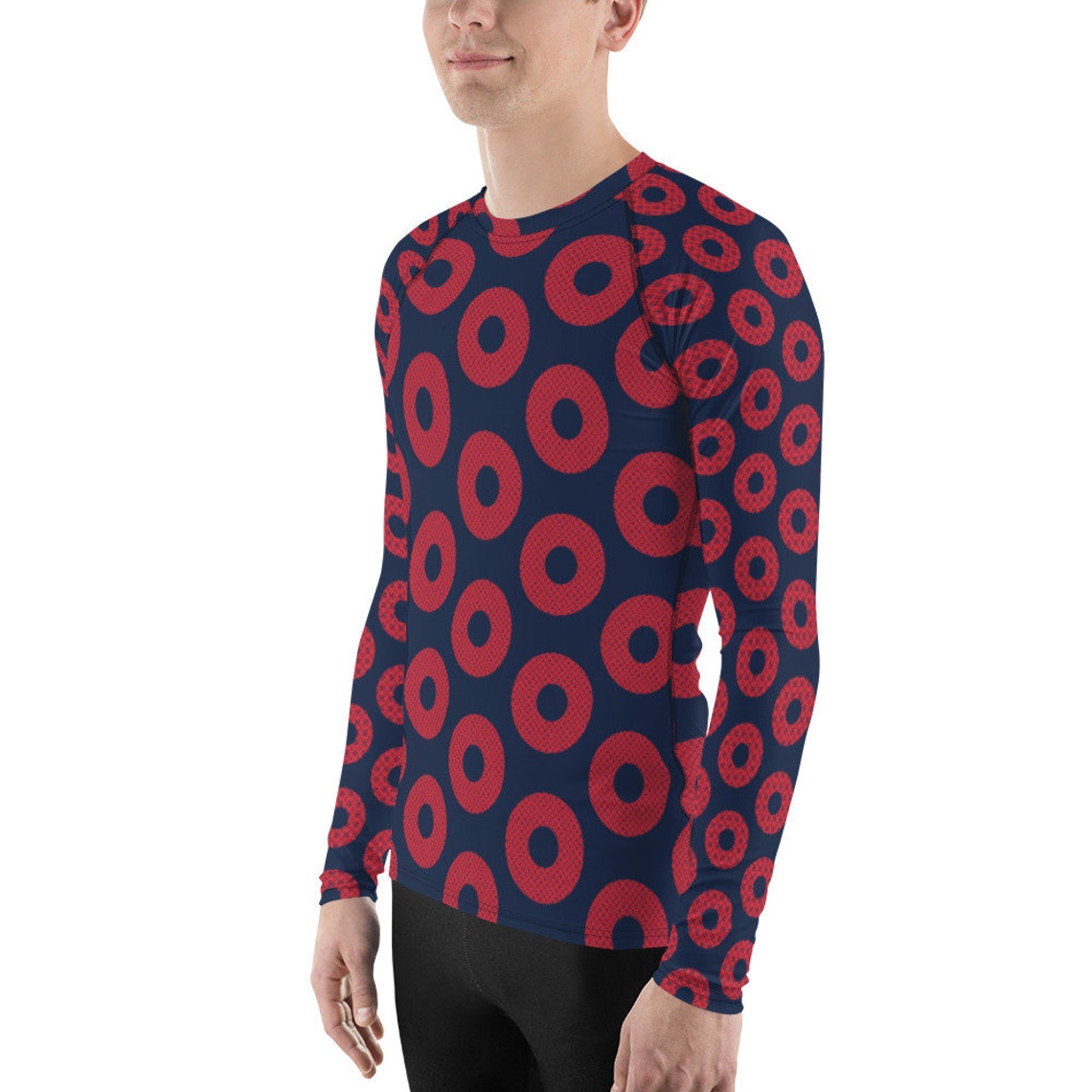 Phish Men's Rash Guard Fishman Donuts Swim