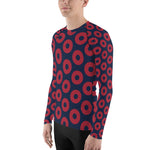 Load image into Gallery viewer, Phish Men&#39;s Rash Guard Fishman Donuts Swim
