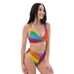 Load image into Gallery viewer, Phish High-Waisted Bikini Rainbow Stripe Fishman Donuts Recycled
