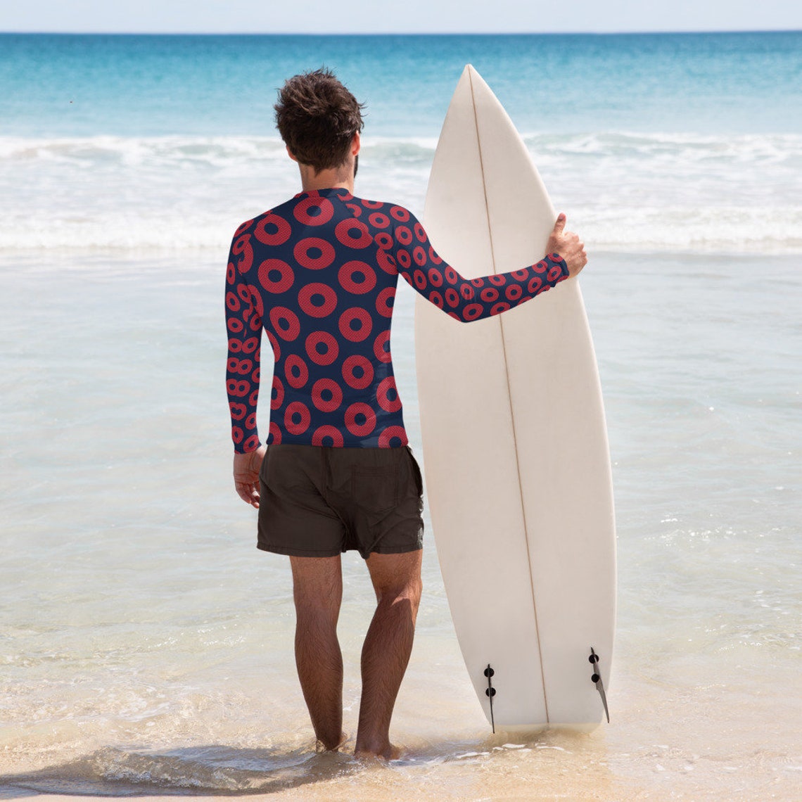 Phish Men's Rash Guard Fishman Donuts Swim
