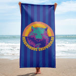 Load image into Gallery viewer, Herbivorous Crepuscular Beach Towel Phish Wombat
