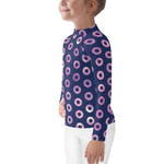 Load image into Gallery viewer, Phish Space Donuts Kids Rash Guard
