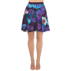 Floral Fishman Donuts Phish Skater Skirt