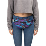 Load image into Gallery viewer, Floral Fishman Classic Donuts Fanny Pack
