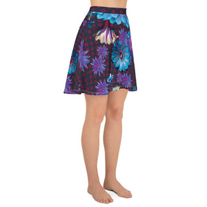 Floral Fishman Donuts Phish Skater Skirt