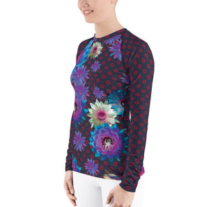 Fishman Floral Donuts Women's Phish Rash Guard
