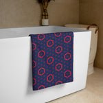 Load image into Gallery viewer, Fishman Flower of Life Donuts Beach and Bath Phish Towel
