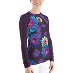 Load image into Gallery viewer, Fishman Floral Donuts Women&#39;s Phish Rash Guard
