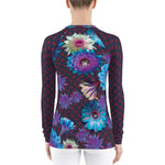 Load image into Gallery viewer, Fishman Floral Donuts Women&#39;s Phish Rash Guard
