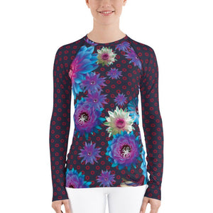 Fishman Floral Donuts Women's Phish Rash Guard