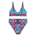 Load image into Gallery viewer, Fishman Kuroda Kaleidoscope Donuts Phish Recycled High-Waisted Bikini
